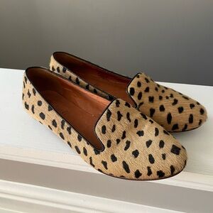 Madewell Teddy Loafers Animal Print Shoes Size 6